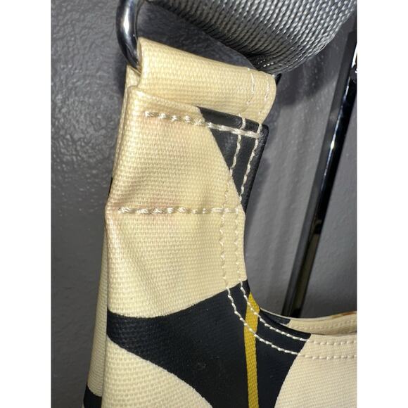 Orla Kiely Rare Cream Black Gold Solid Stem Midi Sling Crossbody Bag - Picture 10 of 16